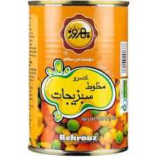 کنسرو سبزیجات بهروز