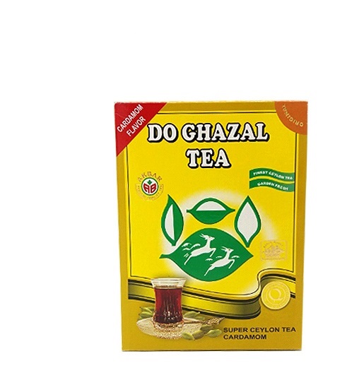 چای سیاه شکسته دوغزال باطعم هل250گرم