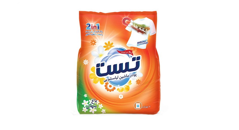 پودر ماشین لباسشویی2کیلویی تست