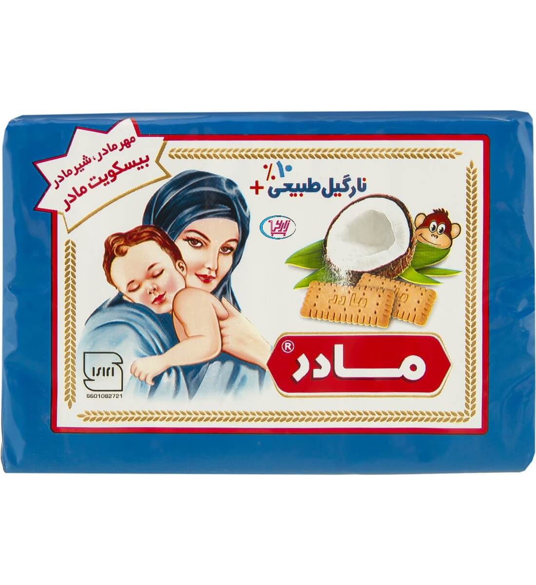 بیسکویت مادرباطعم نارگیل