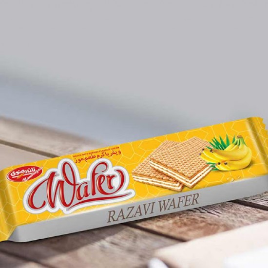 بیسکویت ساندویچی رضوی موزی